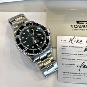 rolex tourneau warranty